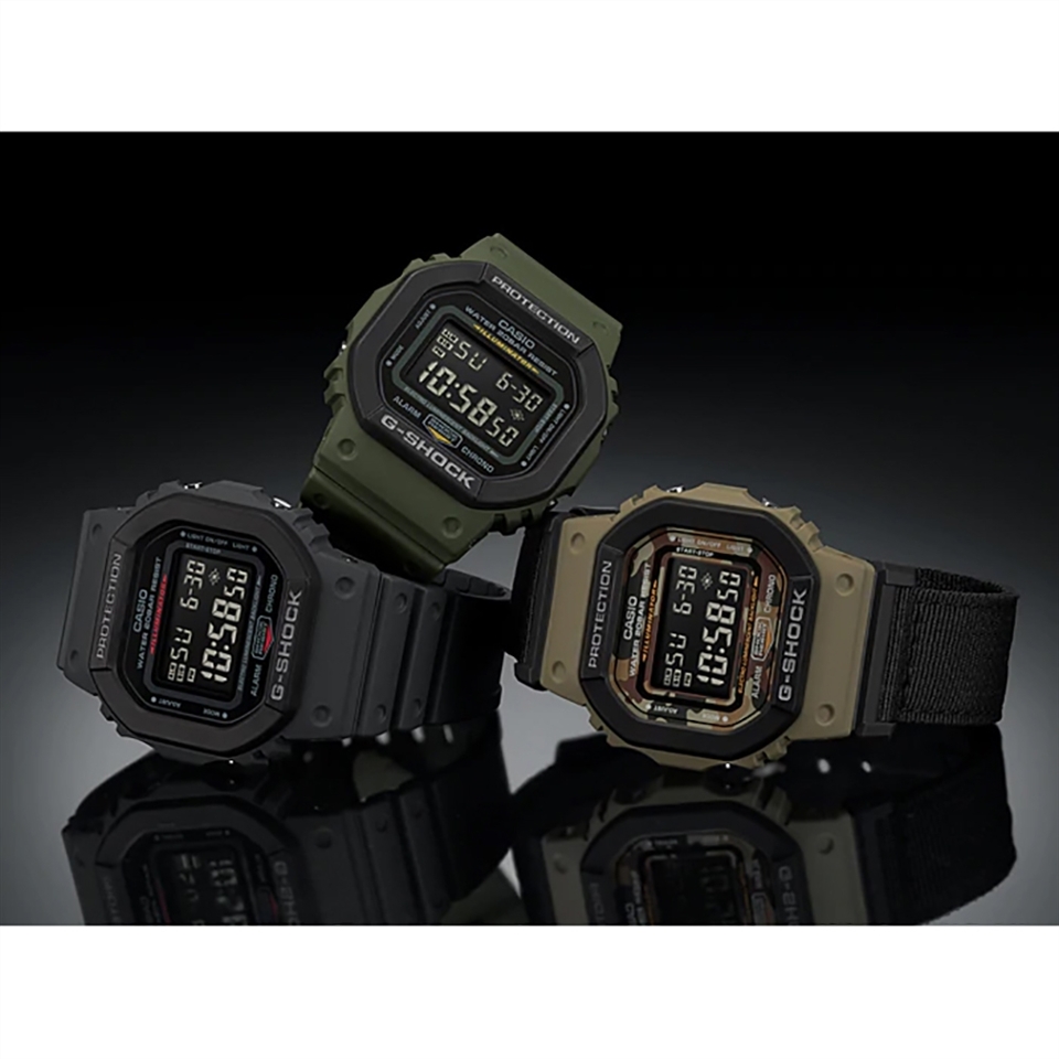 CASIO 卡西歐G-SHOCK 軍事風手錶-軍綠DW-5610SU-3|會員獨享好康折扣