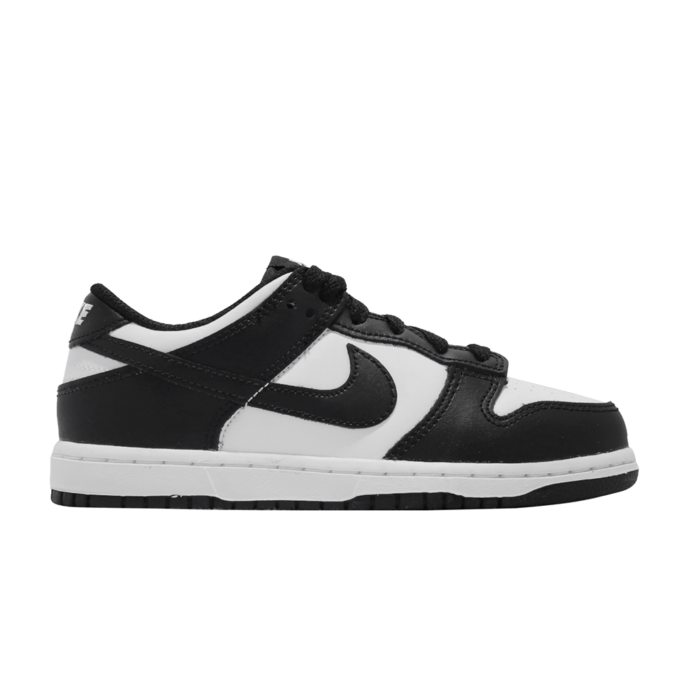 Nike 童鞋Dunk Low PS 中童鞋幼童黑白熊貓經典鞋CW1588-100 [ACS 跨