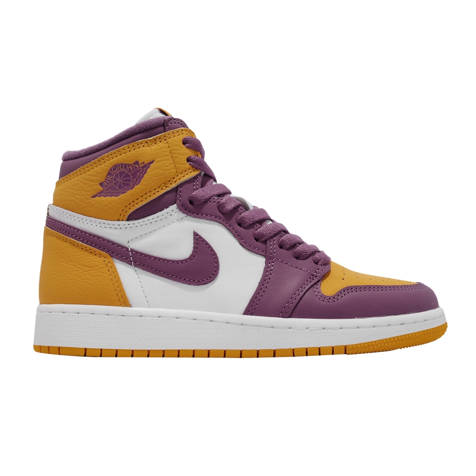 Nike 童鞋Air Jordan 1 Retro High OG 大童紫黃AJ1 575441-706 [ACS 跨