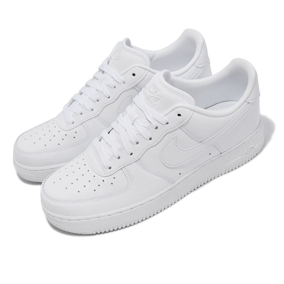 womens all white air forces