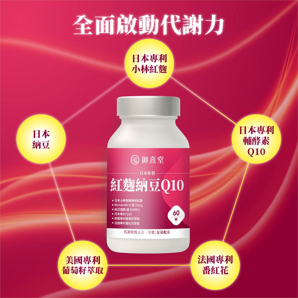 【御熹堂】-日本專利紅麴納豆Q10評價如何??