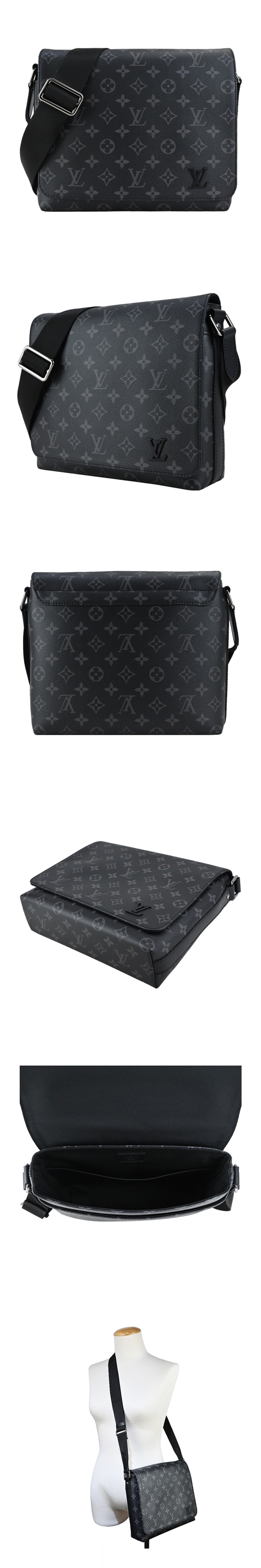 Louis vuitton district pm best sale monogram eclipse