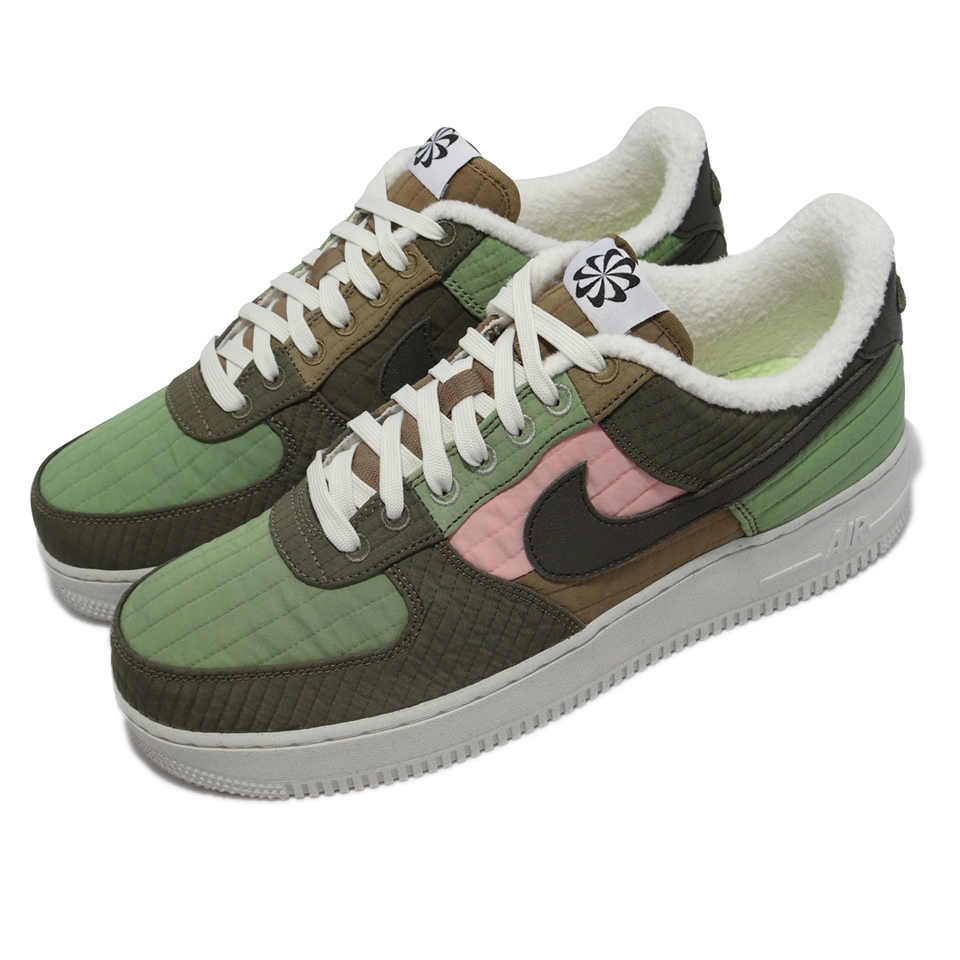 Nike 休閒鞋Air Force 1 07 LX NN 運動男鞋經典款毛巾布拼接球鞋穿搭彩