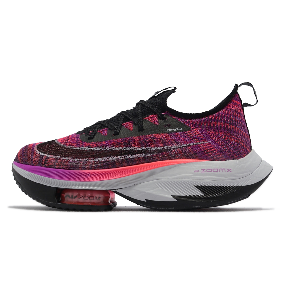 Nike 慢跑鞋Zoom Alphafly Next% 運動女鞋氣墊避震路跑健身紫黑CZ1514
