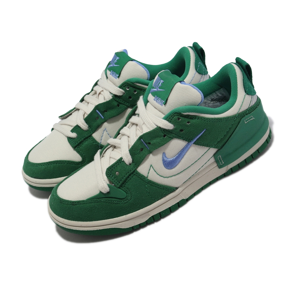 Nike Wmns Dunk Low Disrupt 2 孔雀綠米白解構女鞋DH4402-001 [ACS 跨