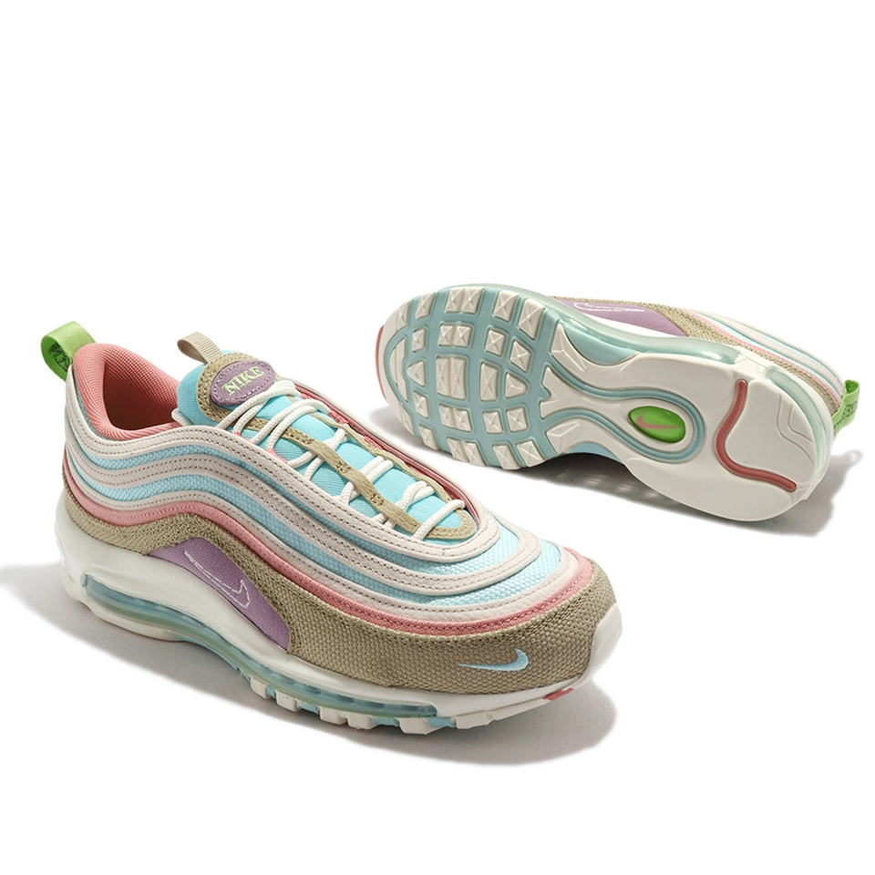 Nike 休閒鞋Air Max 97 SE 男鞋薄荷綠金棕子彈經典Sun Club 氣墊DM8588