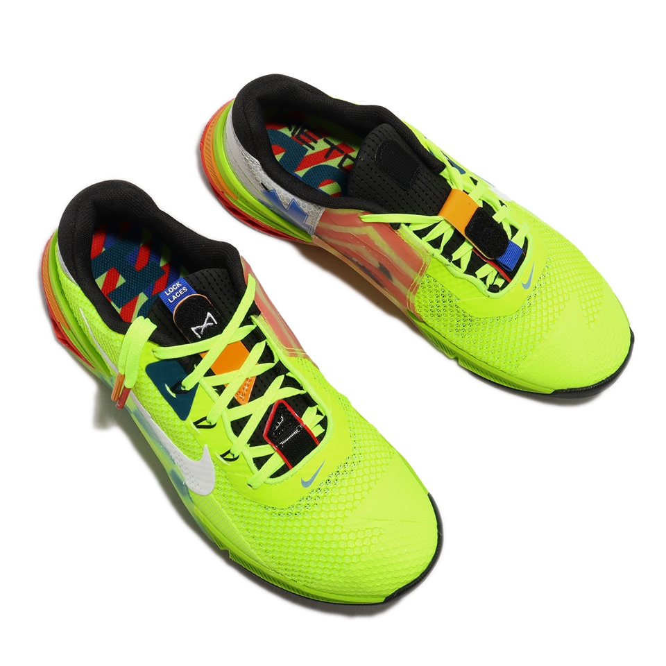 Nike 訓練鞋Metcon 7 AMP 男鞋螢光黃舉重重訓硬舉健身穩定緩震 