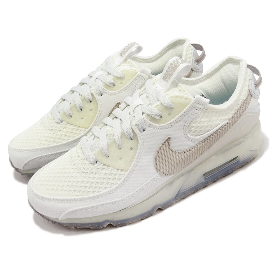 Nike 休閒鞋Air Max Terrascape 90 男鞋女鞋米白抗撕裂透氣氣墊復古鞋