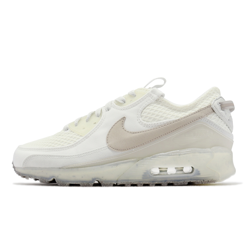 Nike 休閒鞋Air Max Terrascape 90 男鞋女鞋米白抗撕裂透氣氣墊復古鞋