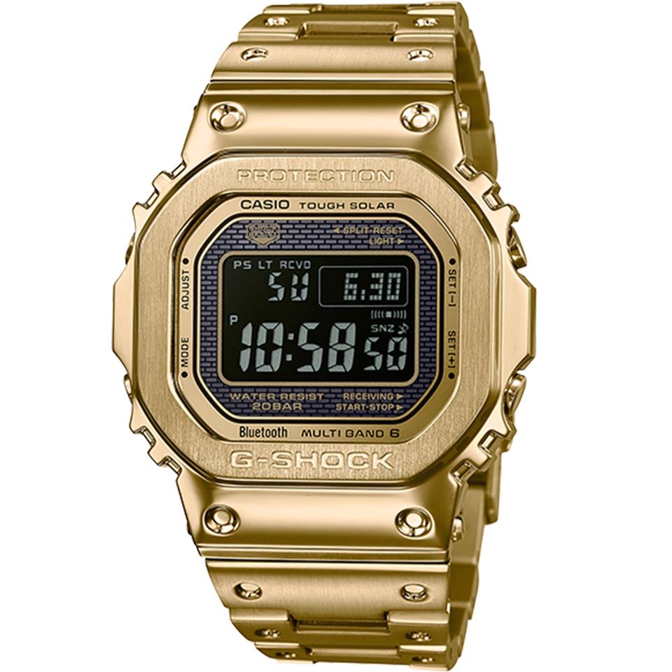 CASIO 卡西歐G-SHOCK 35周年太陽能電波手錶(GMW-B5000GD-9