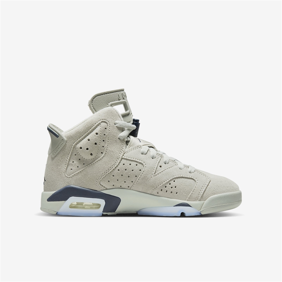 Nike Air Jordan 6 Retro GS 童鞋大童女鞋喬治城灰深藍麂皮6代喬丹