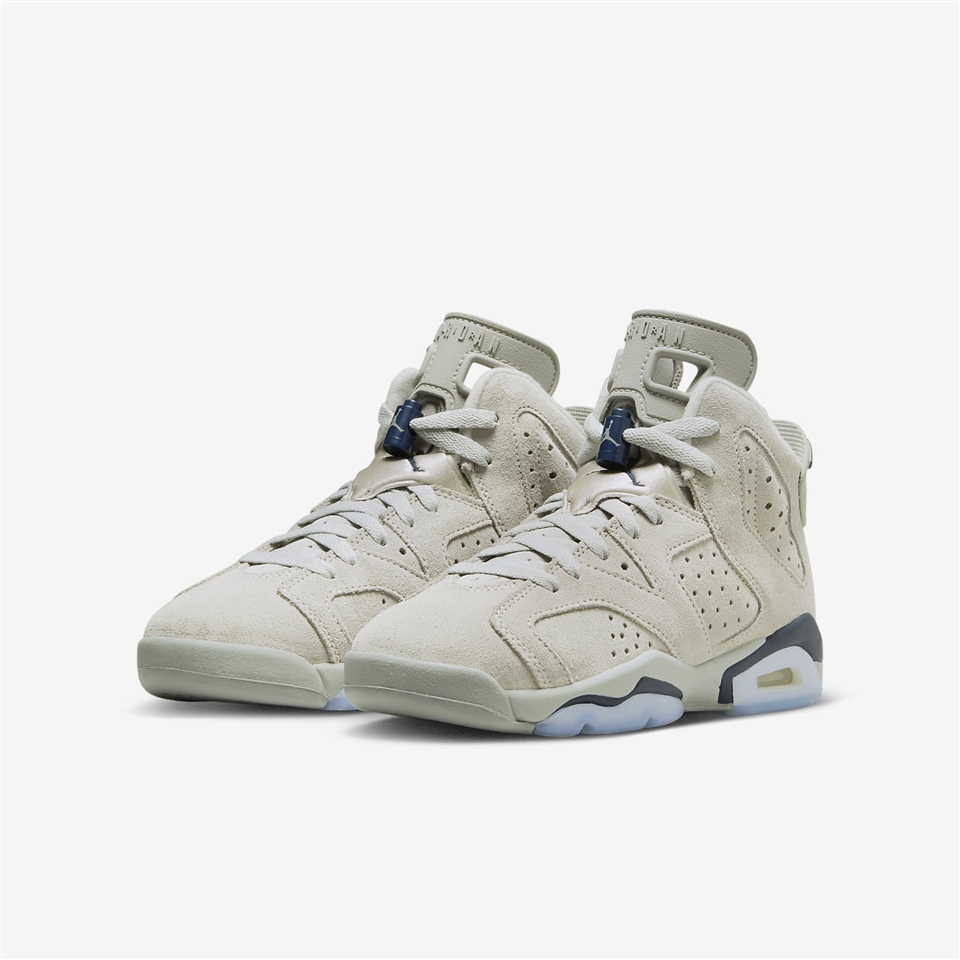 Nike Air Jordan 6 Retro GS 童鞋大童女鞋喬治城灰深藍麂皮6代喬丹