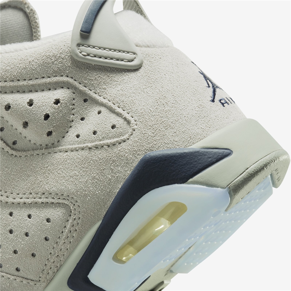 Nike Air Jordan 6 Retro GS 童鞋大童女鞋喬治城灰深藍麂皮6代喬丹