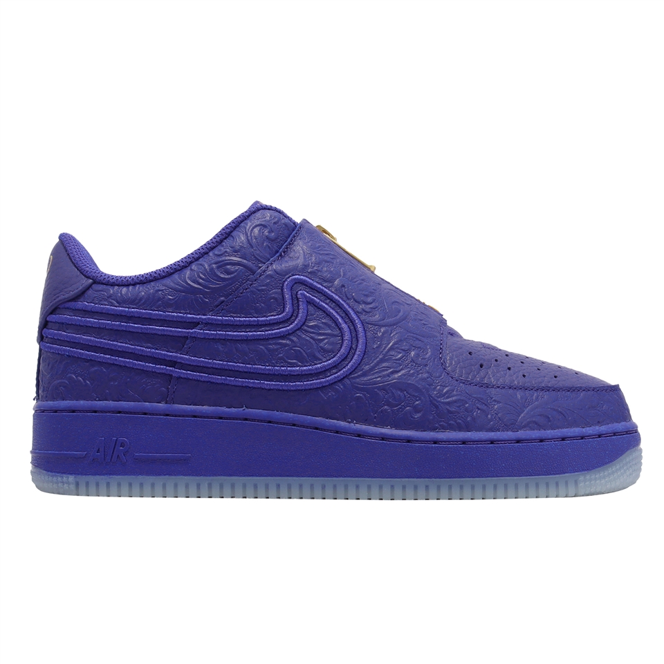 Nike 休閒鞋Wmns Air Force 1 Low 女鞋男鞋紫AF1 無鞋帶小威廉斯聯名款