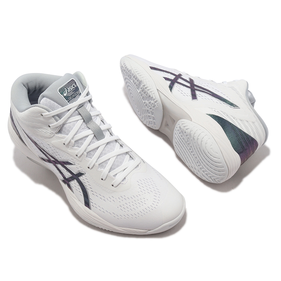 Asics 籃球鞋GELHoop V14 男鞋白綠緩震支撐透氣運動鞋亞瑟士