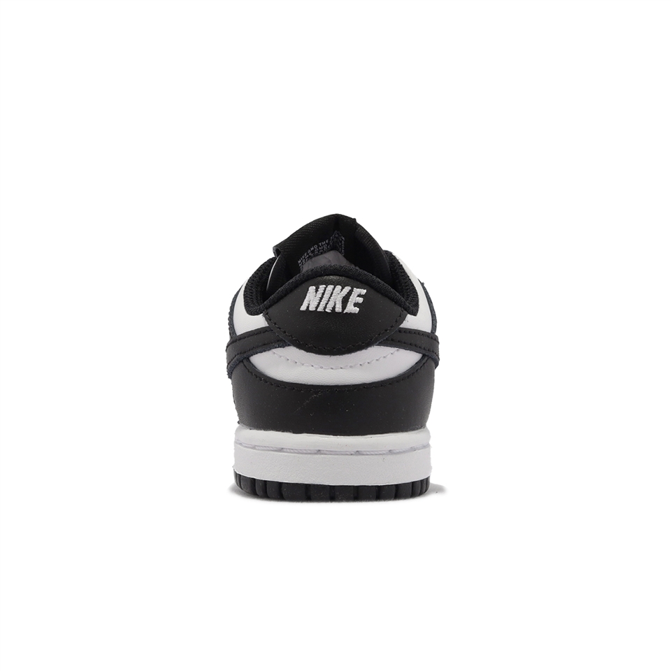 Nike 童鞋Dunk Low TDE 熊貓黑白小童學步鞋親子鞋經典款CW1589-100 