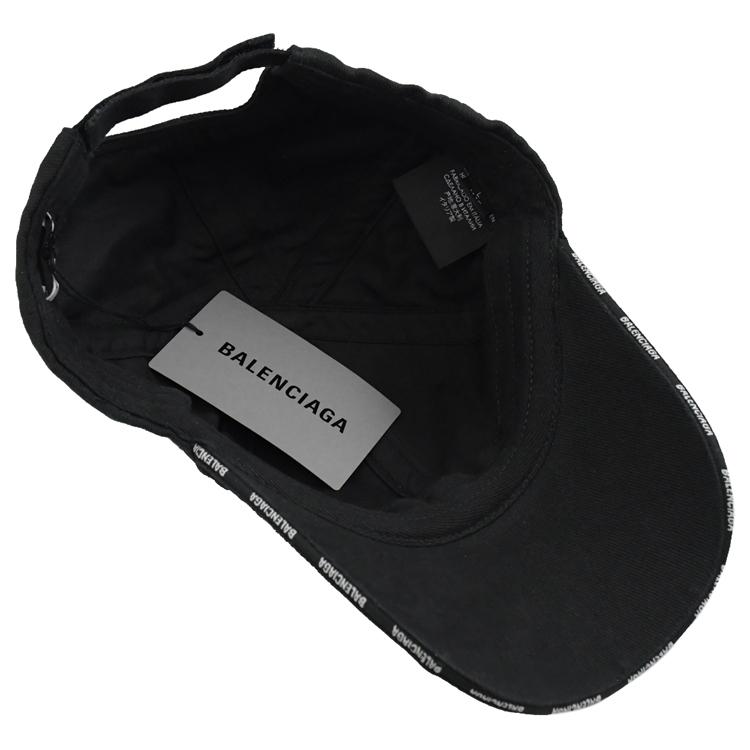 BALENCIAGA 巴黎世家656454 STAFF CAP電繡LOGO棒球帽.黑|服飾|ETMall 