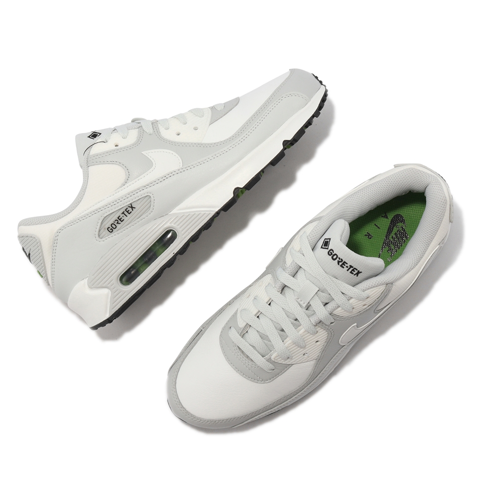 Nike 休閒鞋Air Max 90 GTX Gore-Tex 灰白防水男鞋氣墊復古DJ9779-003