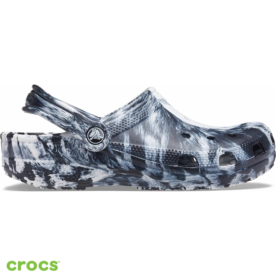 Crocs】中性鞋大理石花紋經典克駱格(206867-103)|會員獨享好康折扣活動