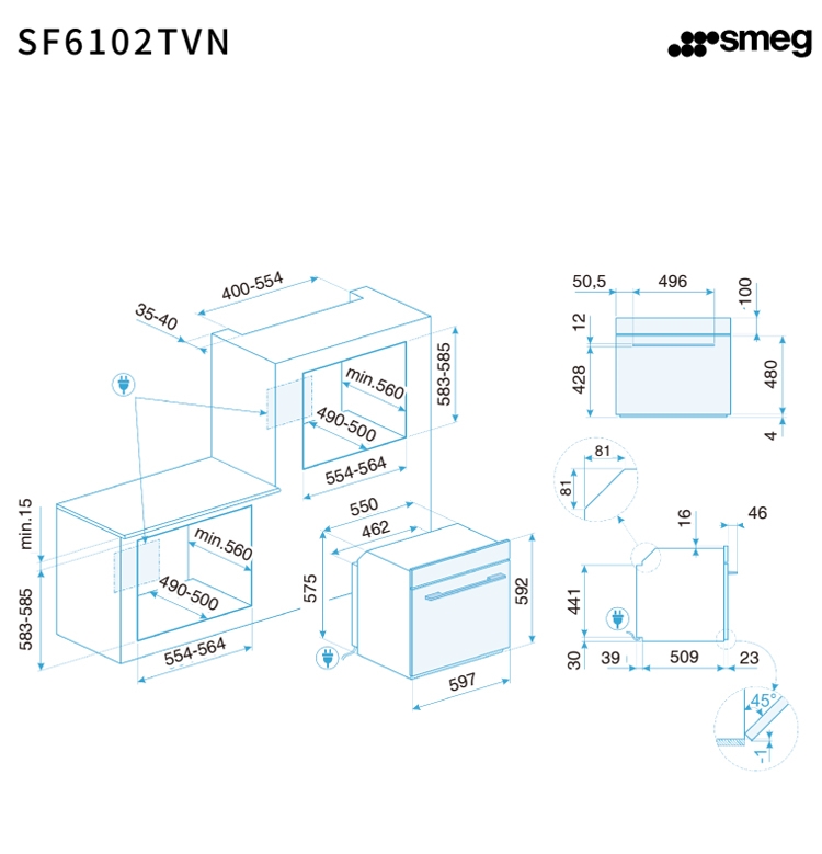 SMEG義大利 SF6102TVN - 詳情8