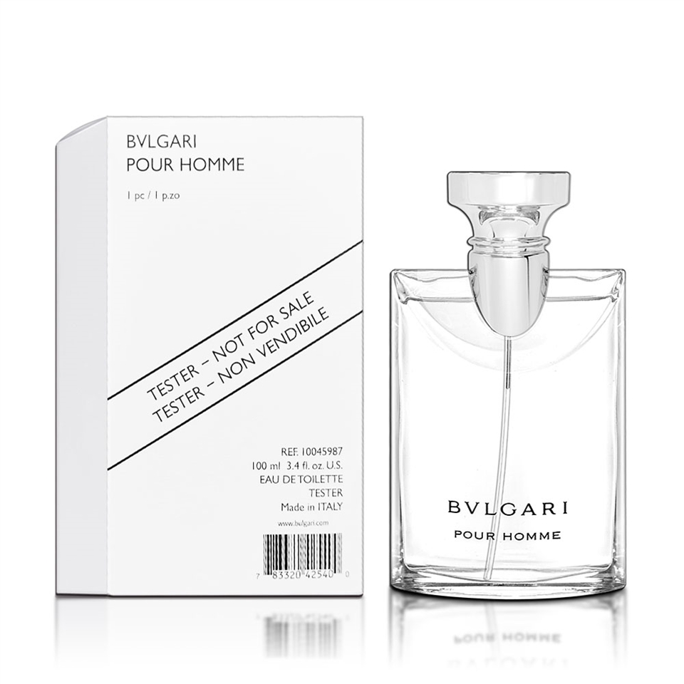 BVLGARI 寶格麗Pour Homme 大吉嶺中性淡香水100ML TESTER 環保包裝