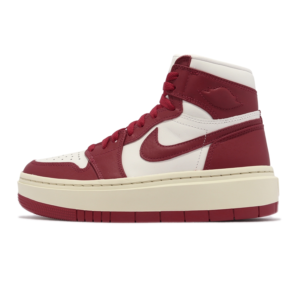 Nike Wmns Air Jordan 1 Elevate High 紅白喬丹厚底增高AJ1 女鞋