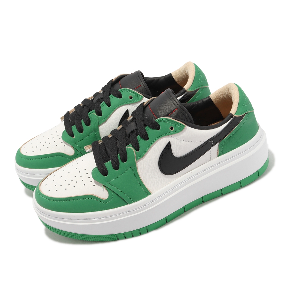 Nike Wmns Air Jordan 1 Elevate Low SE 女鞋幸運綠黑厚底喬丹DQ8394