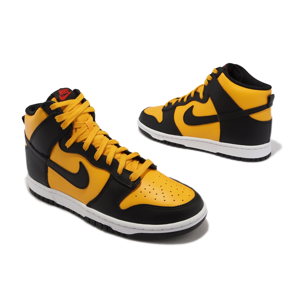 Nike Dunk HI Retro Reverse Goldenrod 反轉男鞋金黃黑DD1399