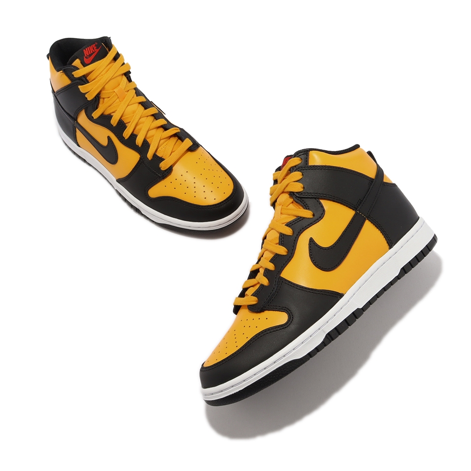 Nike Dunk HI Retro Reverse Goldenrod 反轉男鞋金黃黑DD1399