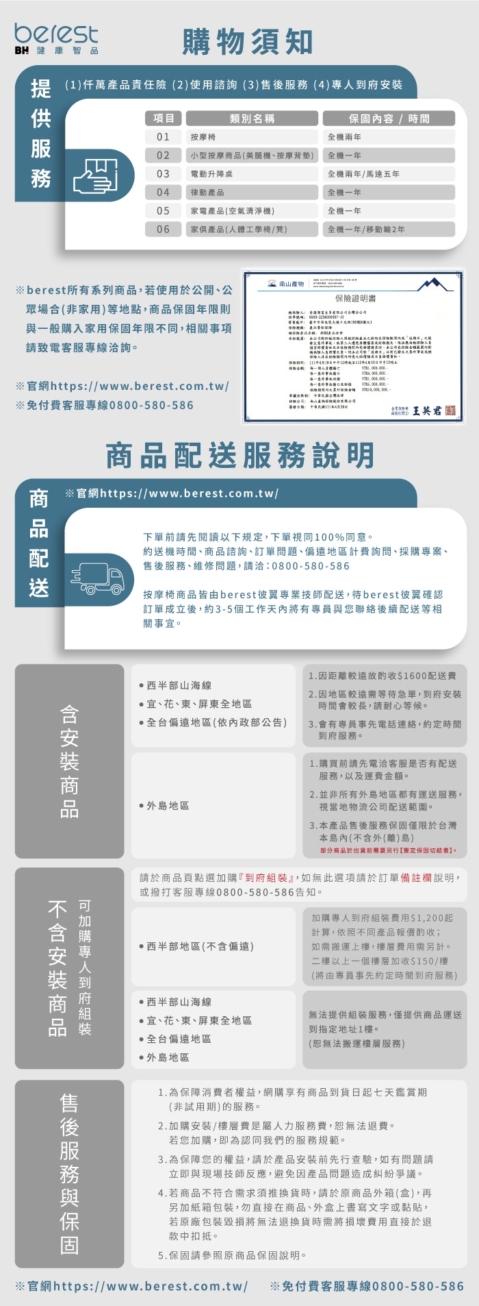 berest ALL IN ONE - 詳情1