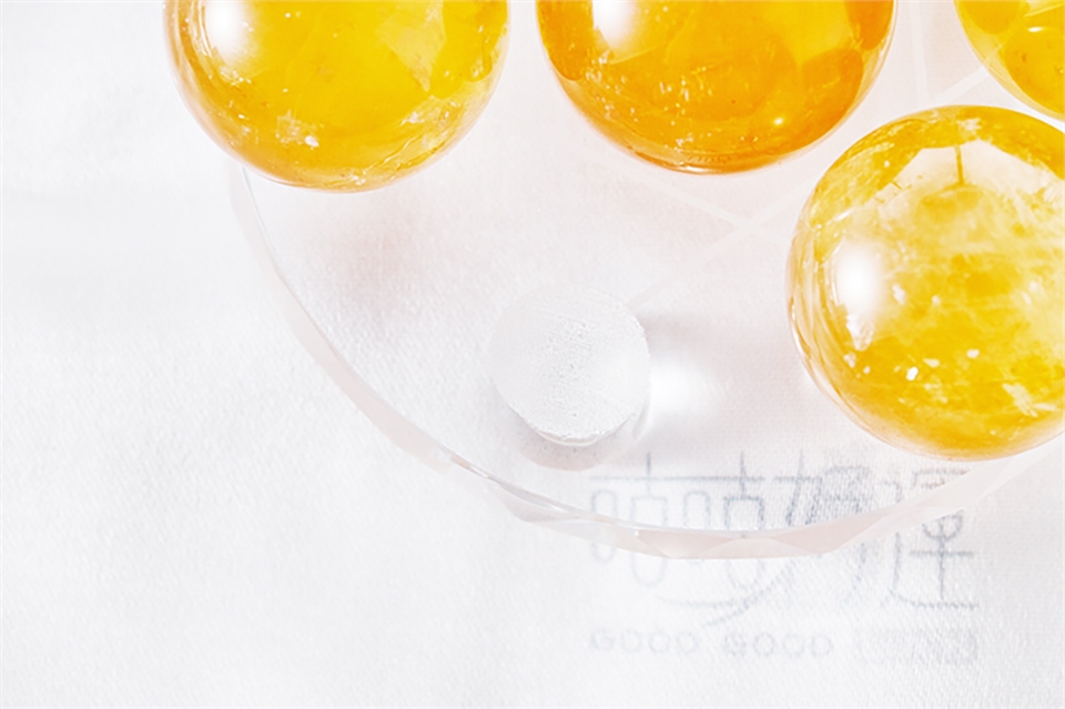 咕咕好運GoodGoodLuck】天然黃水晶七星陣12cm｜《含開光》偏財運｜事業