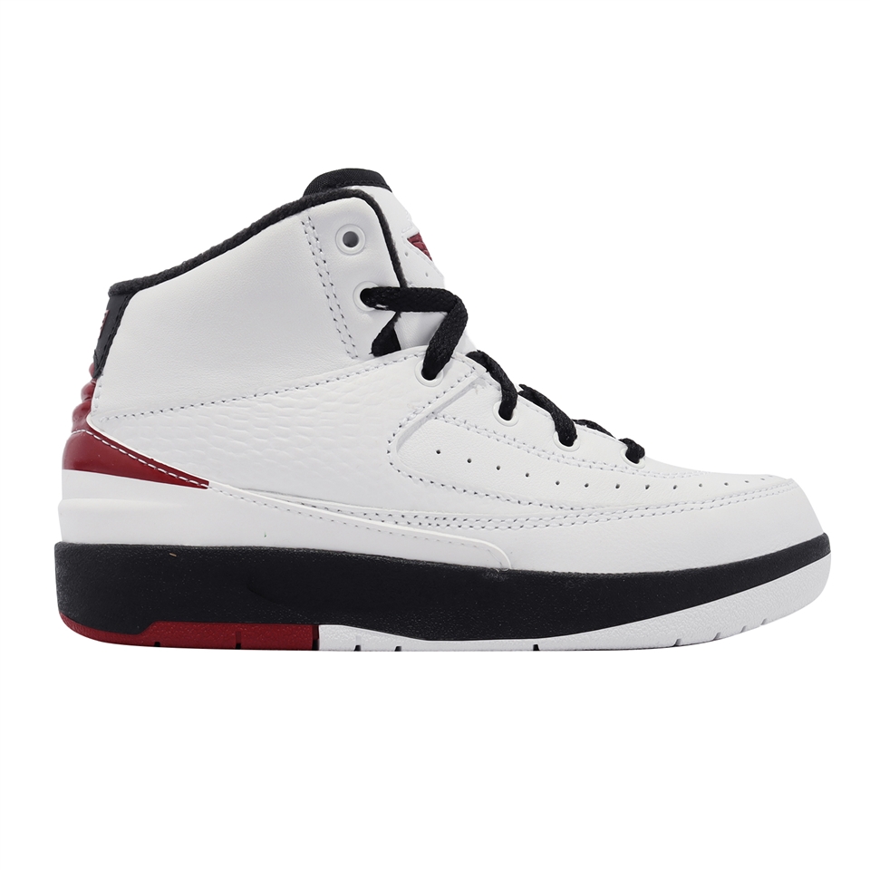 Nike 童鞋Jordan 2 Retro PS 中童鞋Chicago 白紅小朋友親子鞋DQ8564