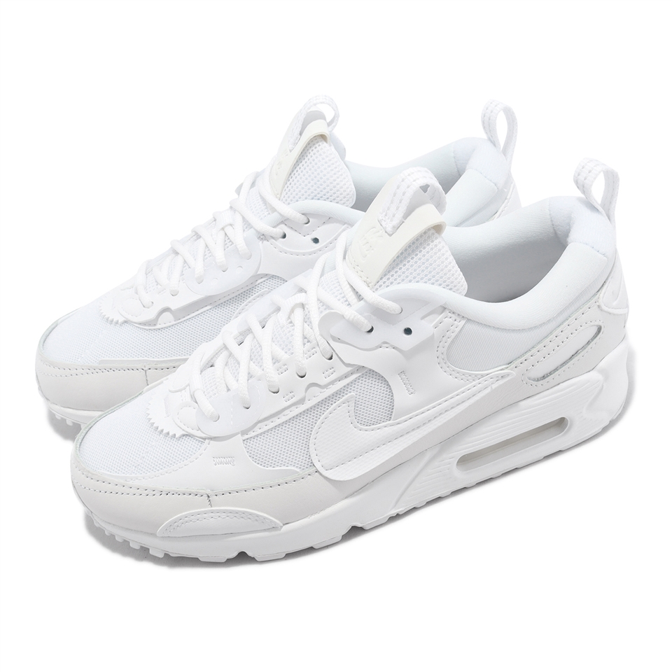 Nike 休閒鞋Wmns Air Max 90 Futura 女鞋白Triple White 小白鞋