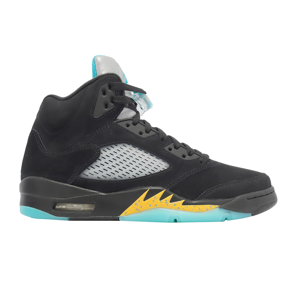 Nike Air Jordan 5 Retro Aqua 黑藍黃喬丹反光CP3 男鞋DD0587-047|會員