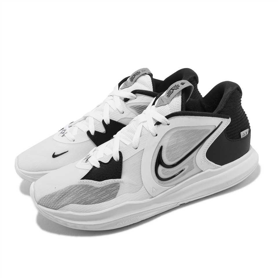 Nike 籃球鞋Kyrie Low 5 EP 白黑男鞋氣墊KI 低筒DJ6014-102|會員獨享好
