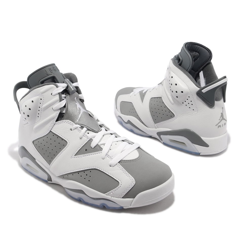 Nike Air Jordan 6 Retro 男鞋灰Cool Grey 6代氣墊喬丹休閒鞋CT8529