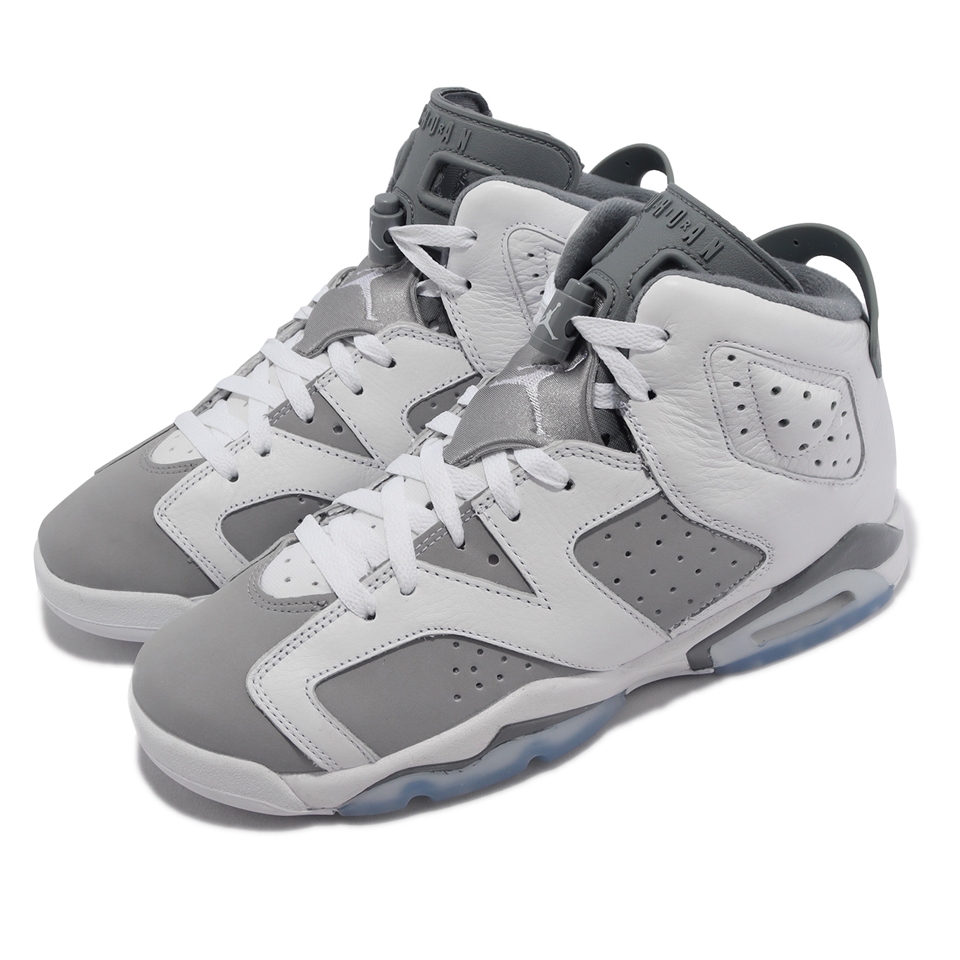 Nike Air Jordan 6 Retro GS 大童鞋女鞋Cool Grey 6代喬丹休閒鞋384665