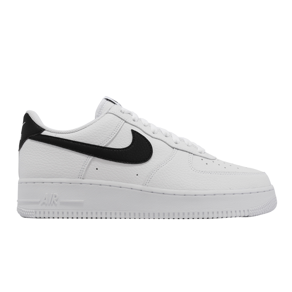 Nike 休閒鞋Air Force 1 07 男鞋女鞋白黑勾AF1 經典皮革小白鞋CT2302