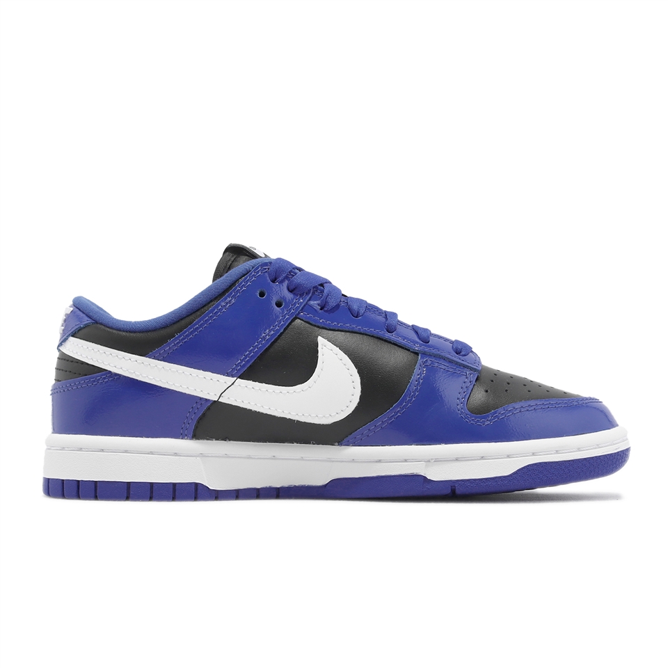 Nike 休閒鞋Wmns Dunk Low Ess 女鞋男鞋黑藍Game Royal DQ7576-400