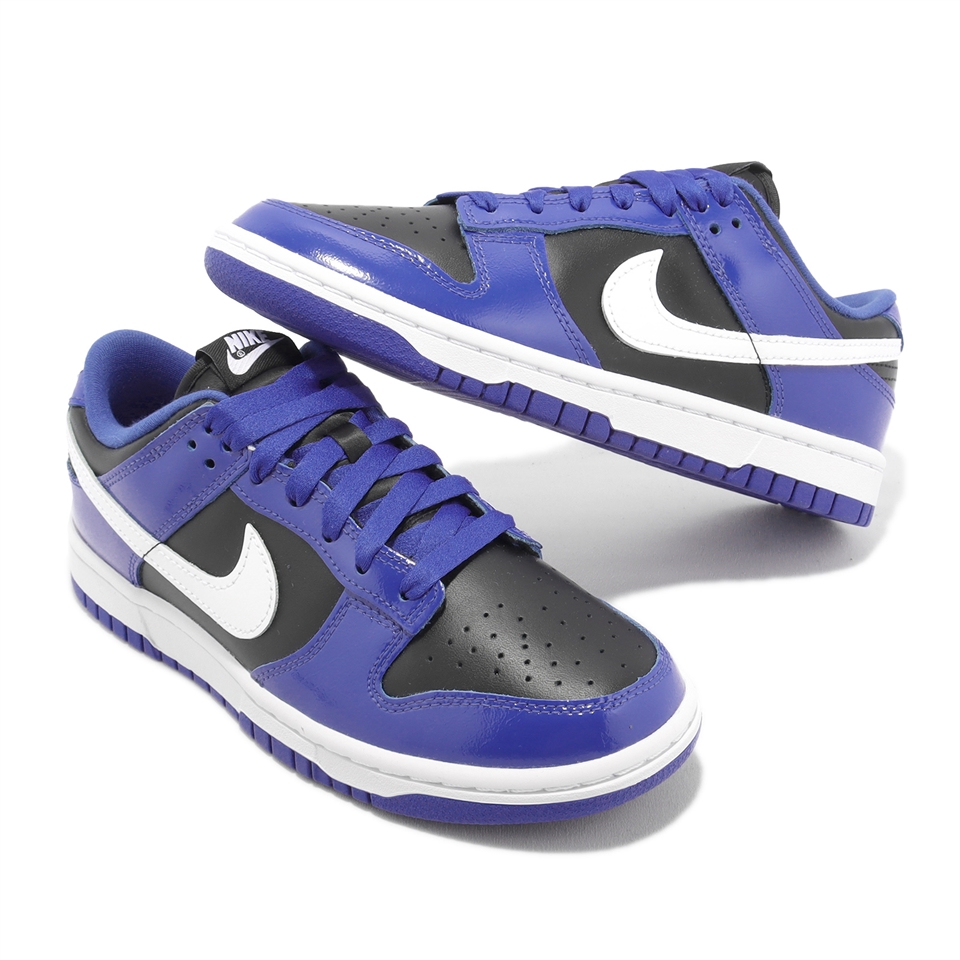 Nike 休閒鞋Wmns Dunk Low Ess 女鞋男鞋黑藍Game Royal DQ7576-400