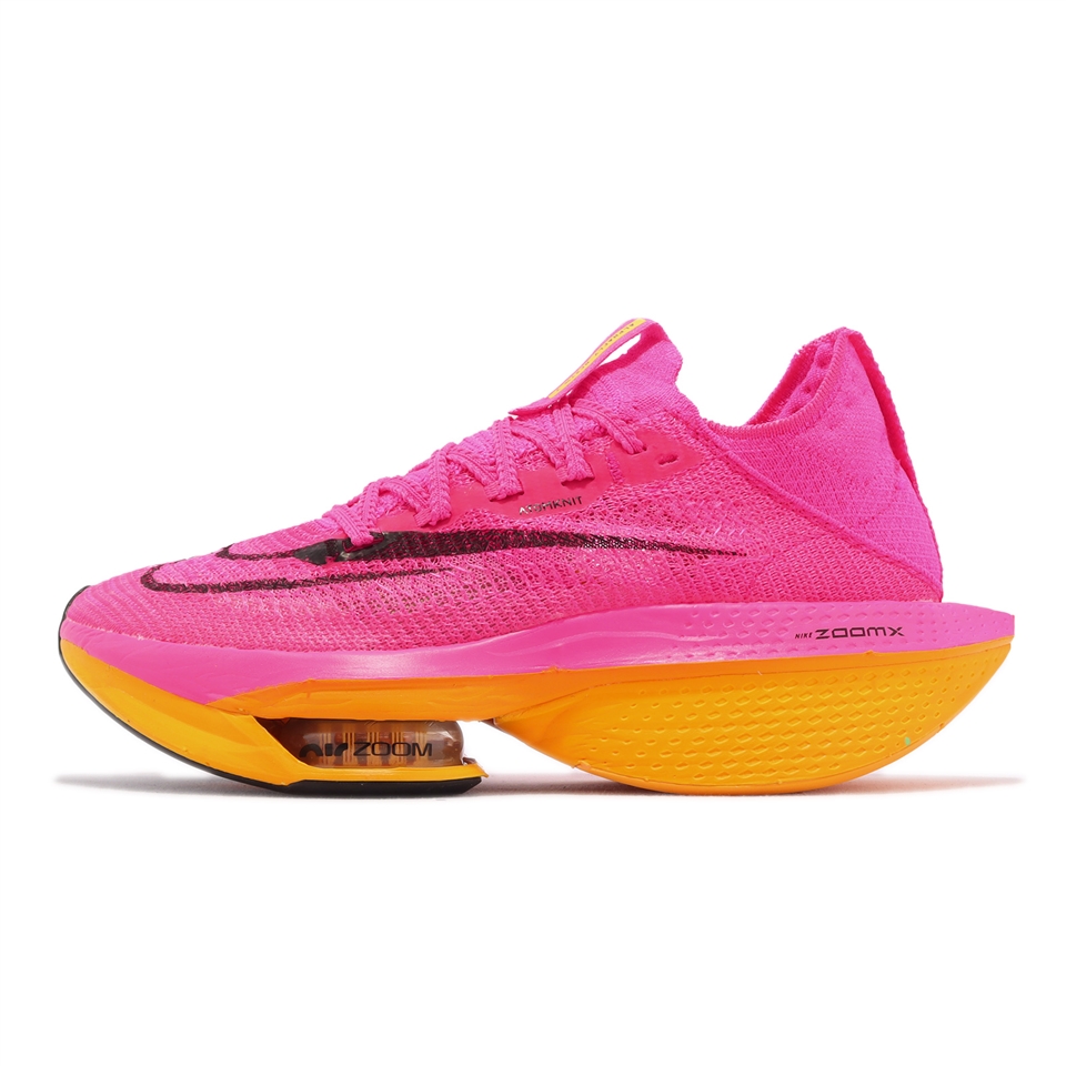 Nike 競速跑鞋Wmns Air Zoom Alphafly Next% 2 女鞋桃紅針織氣墊DN3559