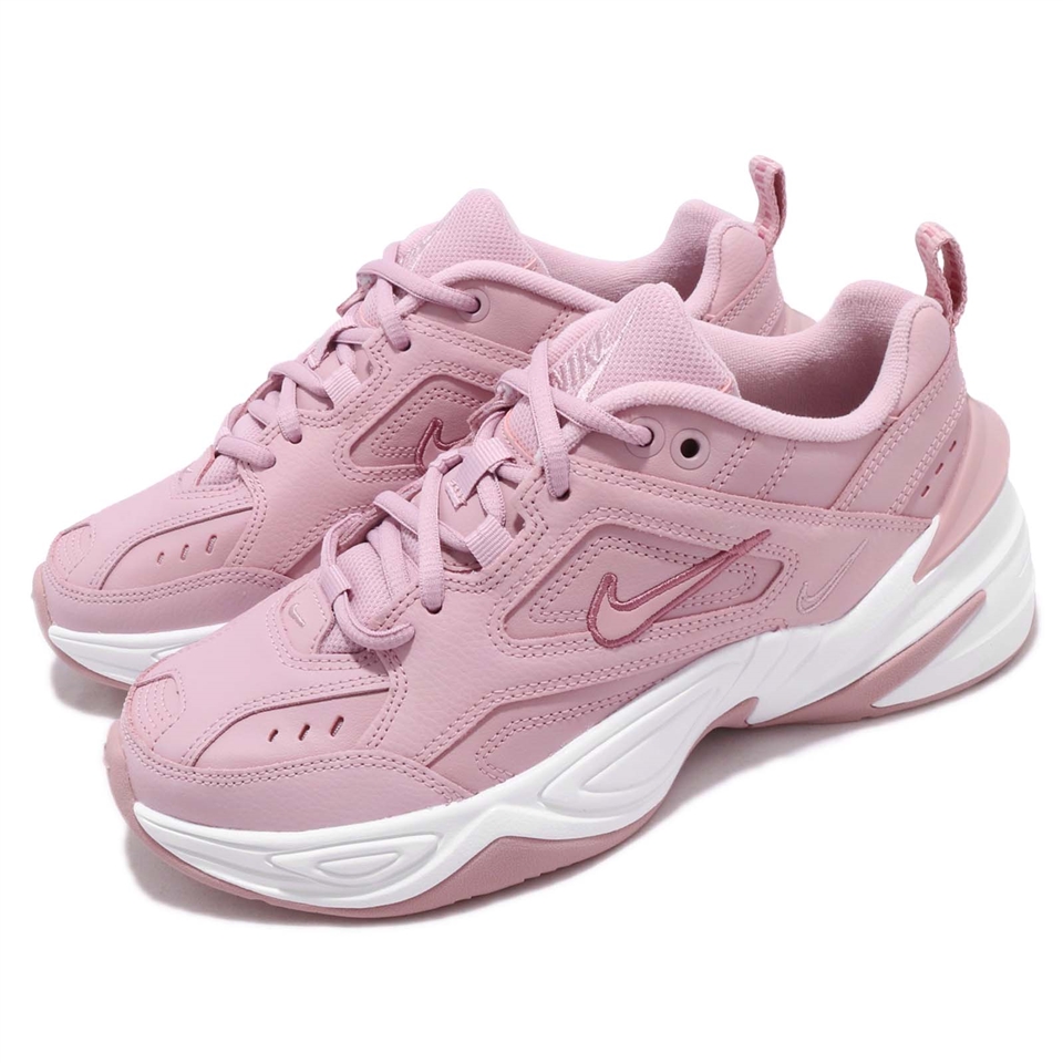 Nike 休閒鞋Wmns M2K Tekno 粉紅白老爹鞋復古運動鞋女鞋AO3108-500