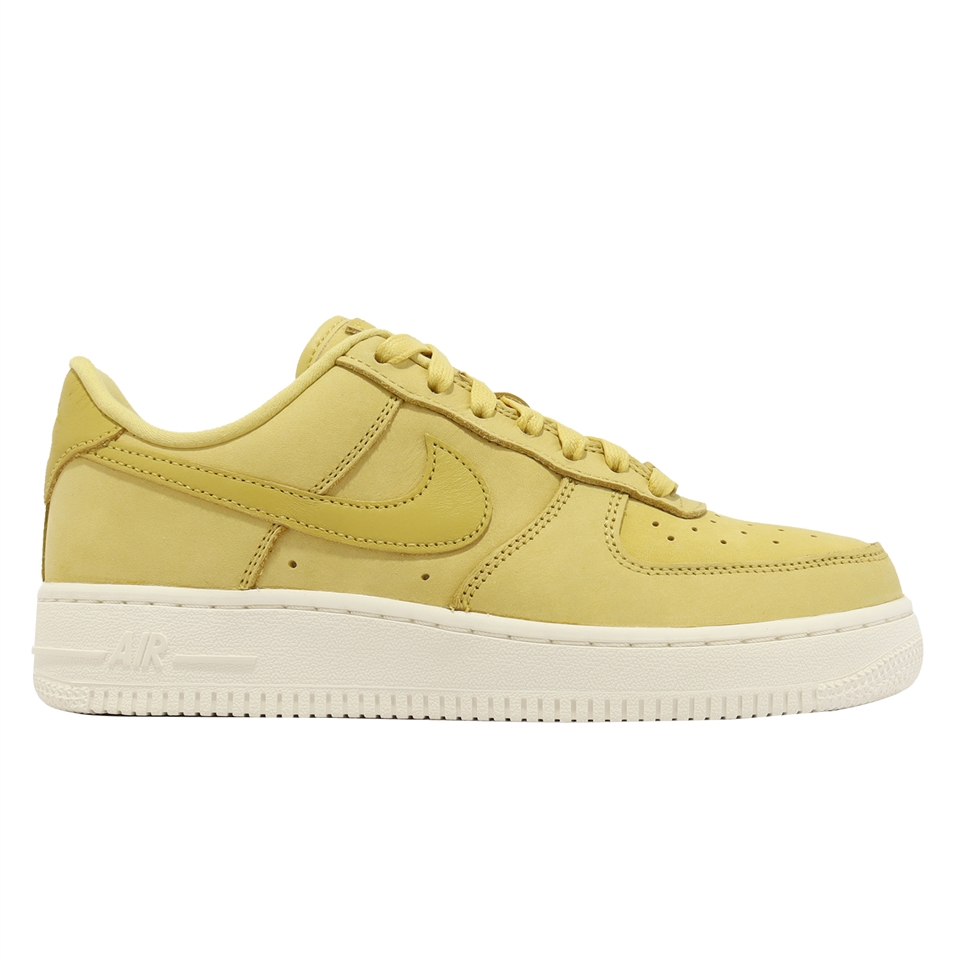 Nike Wmns Air Force 1 PRM MF 女鞋Gold Nubuck 薑黃AF1 休閒鞋DR9503