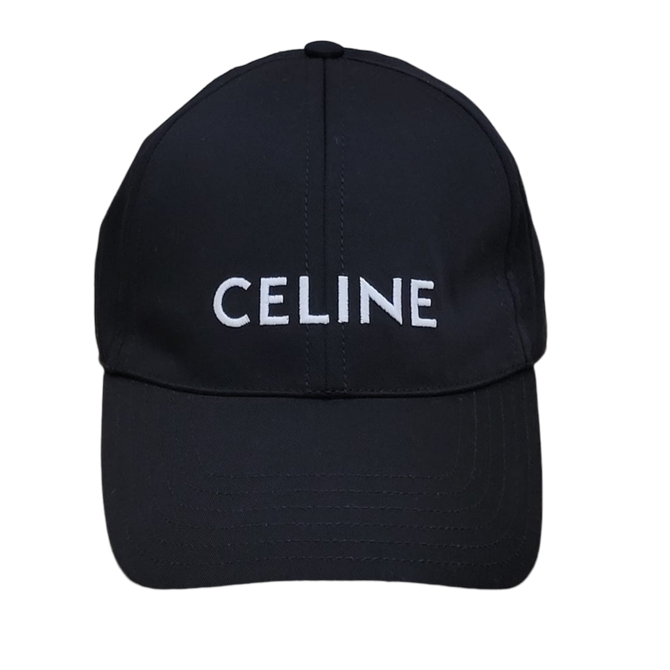 CELINE 】CELINE 刺繡文字款棒球帽黑色2AUA1242N.38NO|CELINE|ETMall