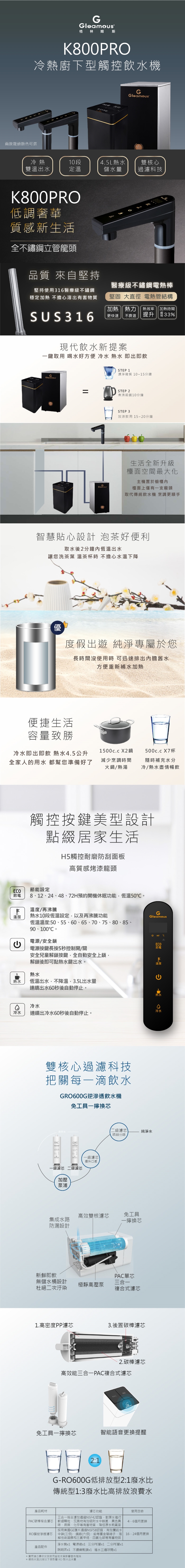 Gleamous格林姆斯 K800 PRO - 詳情2