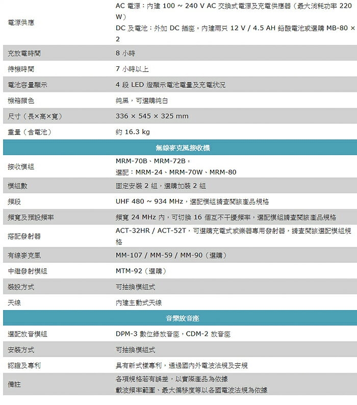 MIPRO嘉強 MA-707 - 詳情2