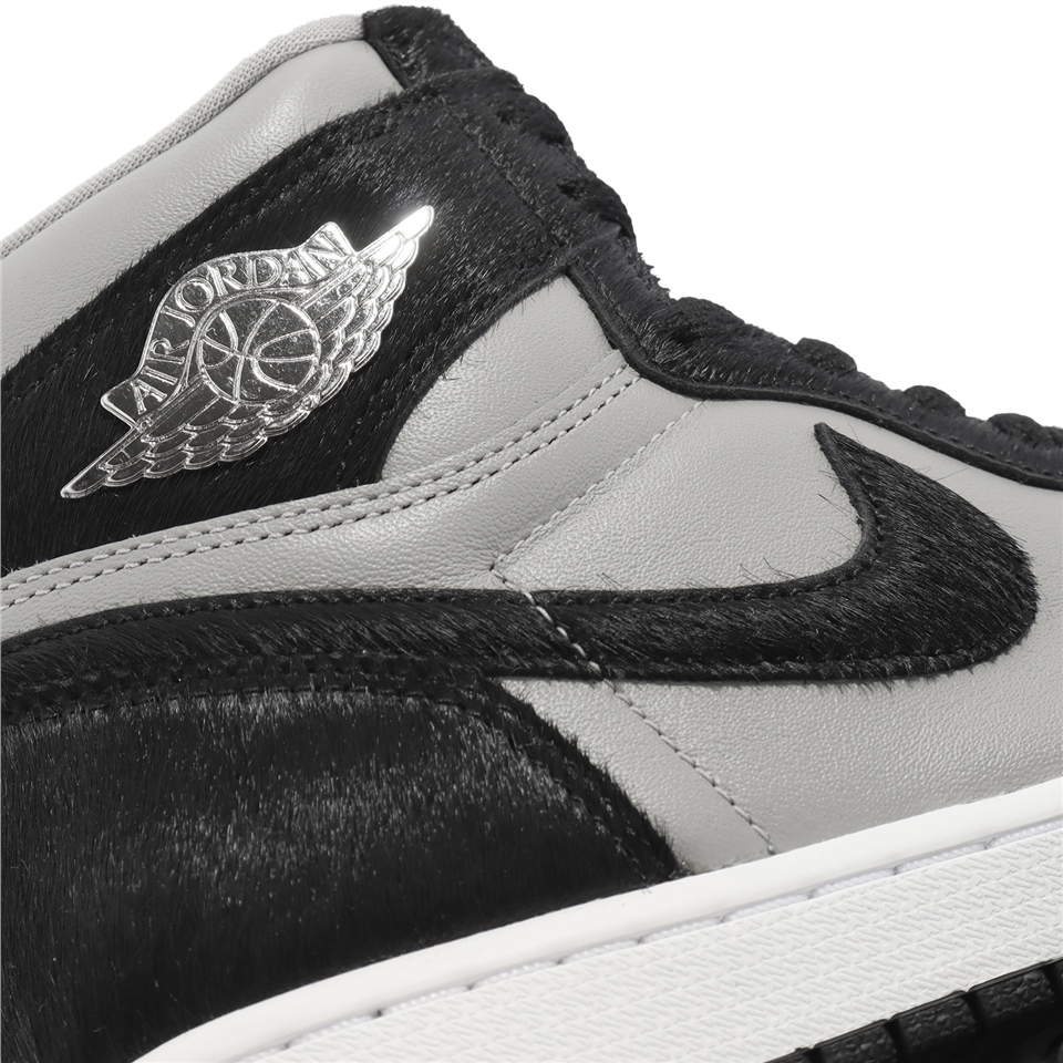 Nike Wmns Air Jordan 1 Retro HI OG 女鞋男鞋灰黑馬毛AJ1 DZ2523-001