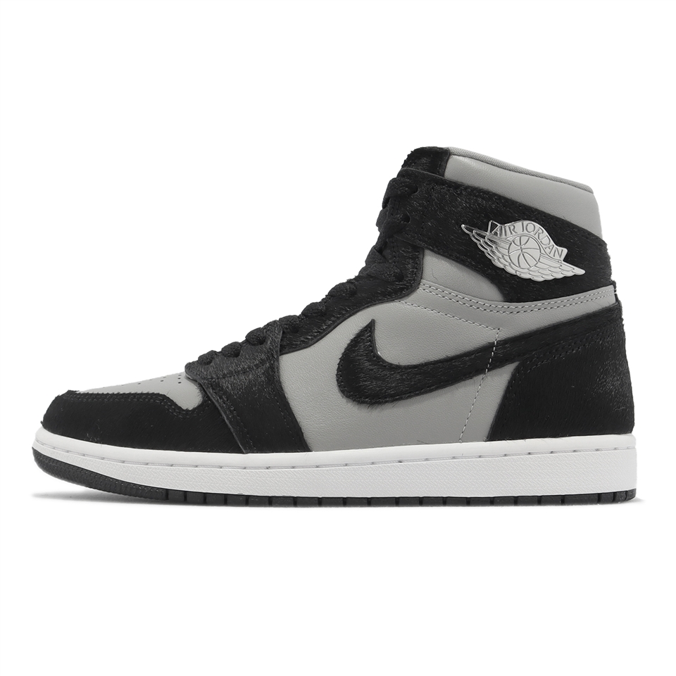 Nike Wmns Air Jordan 1 Retro HI OG 女鞋男鞋灰黑馬毛AJ1 DZ2523-001