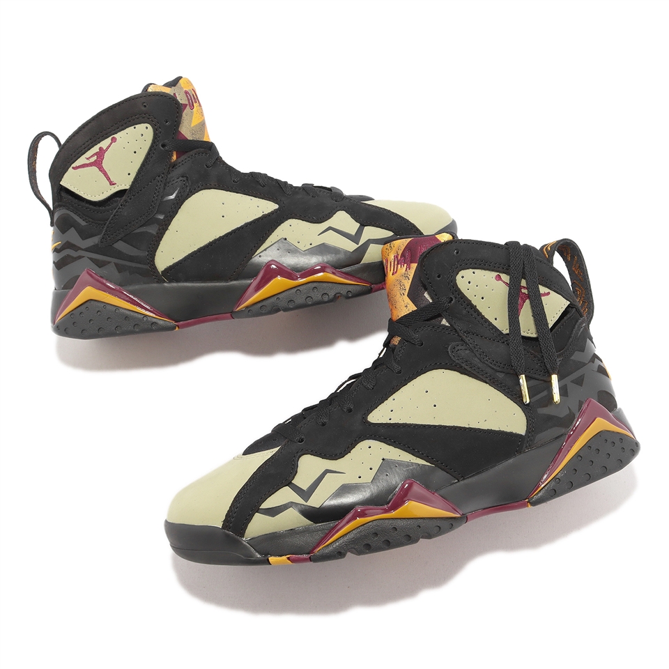 Nike 休閒鞋Air Jordan 7 Retro SE 男鞋黑橄欖綠金喬丹7代DN9782-001