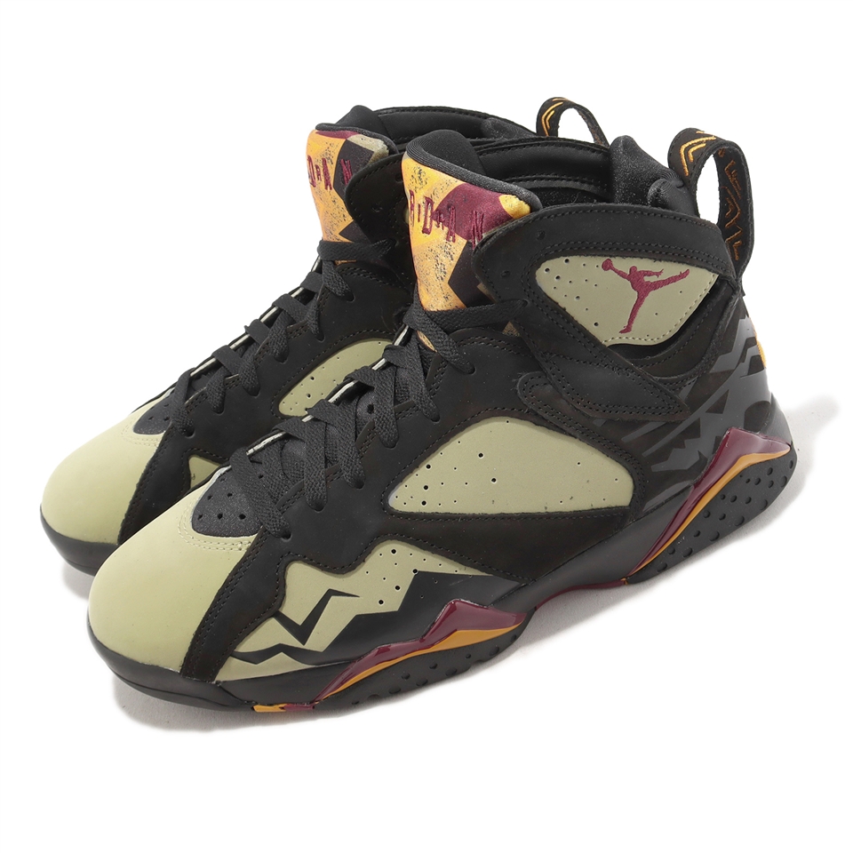 Nike 休閒鞋Air Jordan 7 Retro SE 男鞋黑橄欖綠金喬丹7代DN9782-001